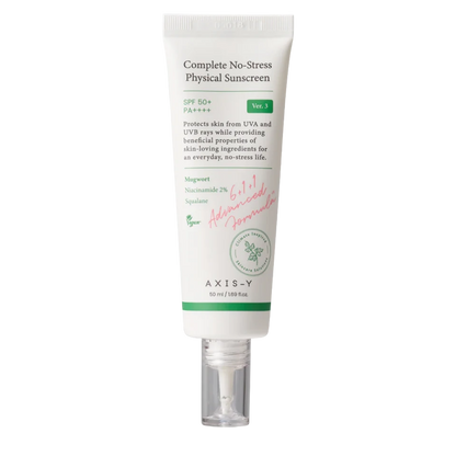 AXIS-Y 全效無壓力物理防曬乳 V.3 SPF 50 50ml - Beautitu.com