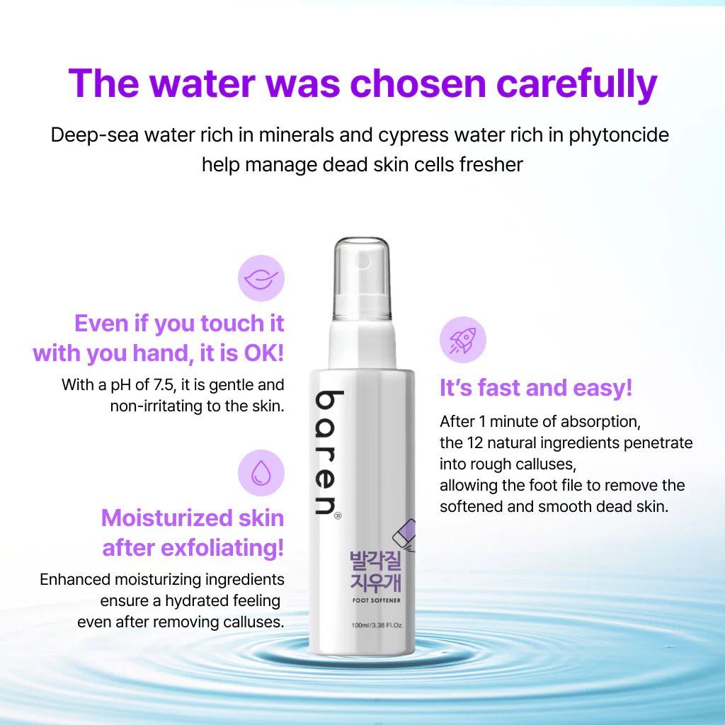BAREN 去繭去角質足部噴霧 100ml - Beautitu.com