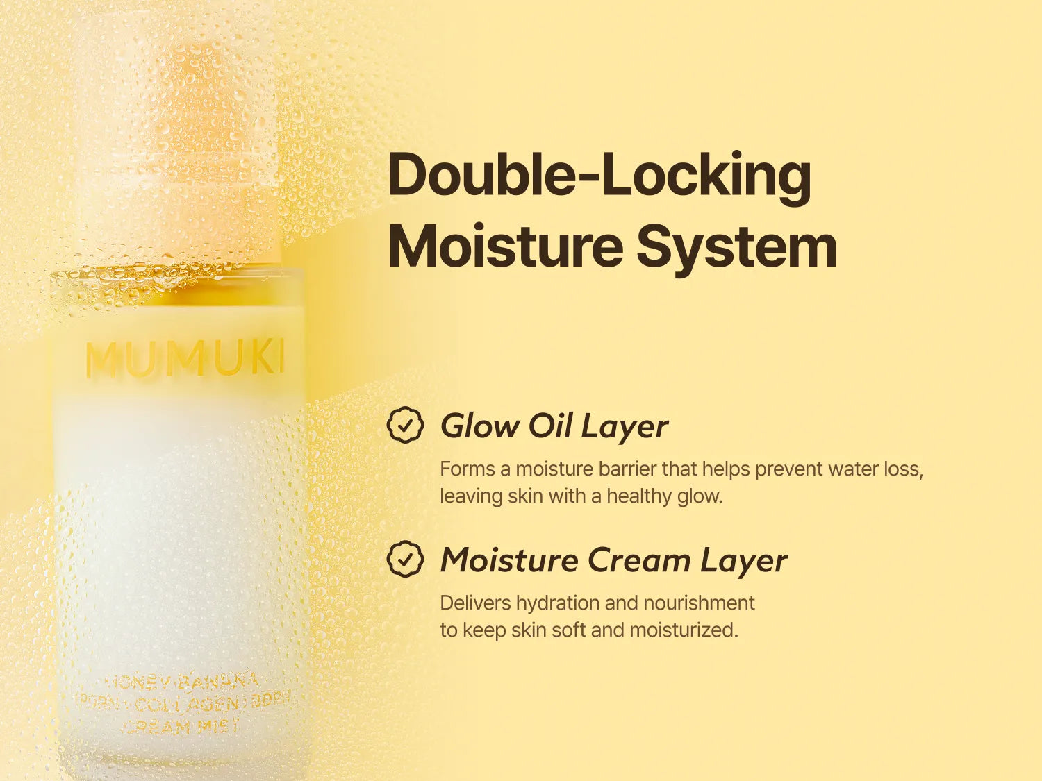 MUMUKI Honey Banana BDRN Cream Mist 100ml