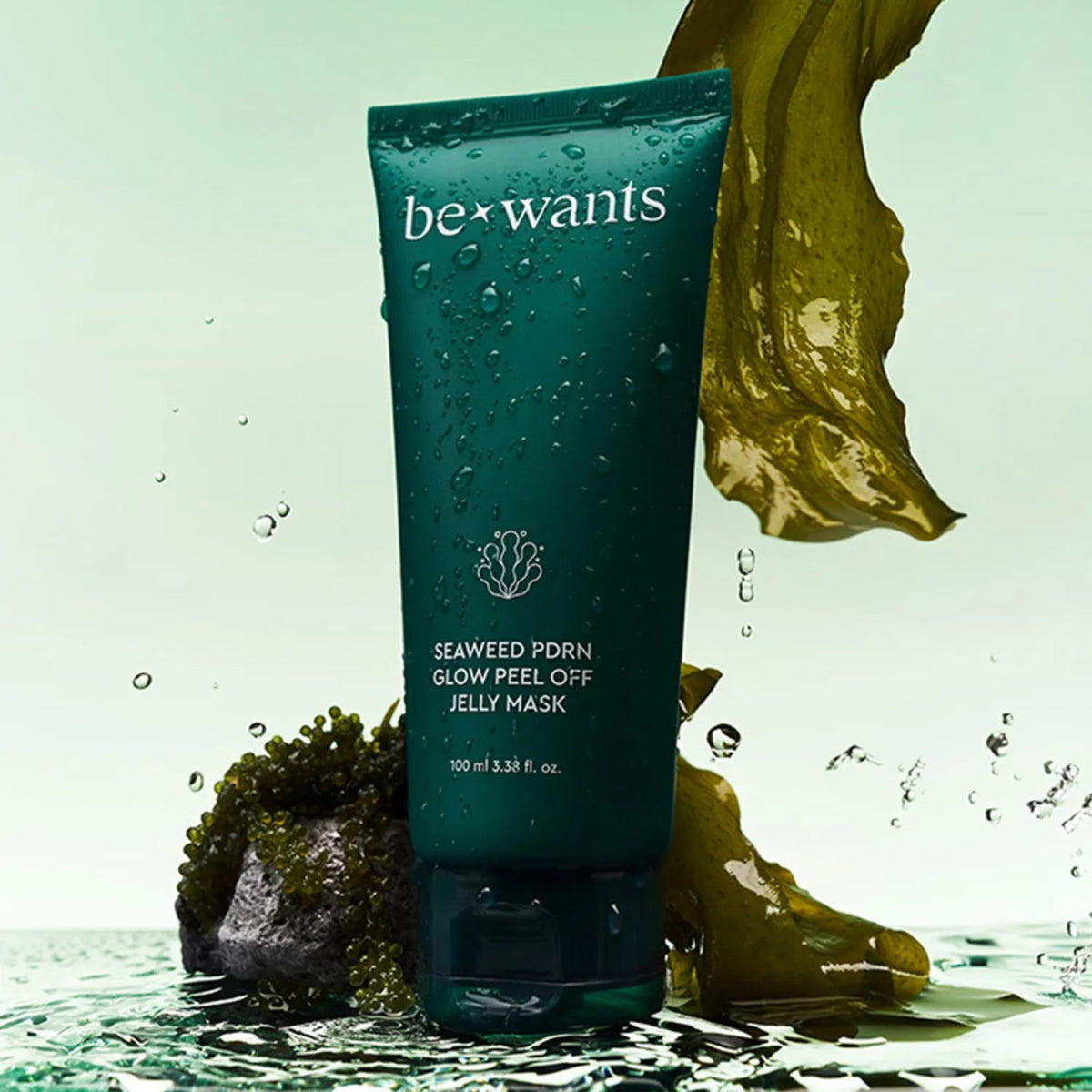 Bewants 海藻 PDRN 光澤收毛孔撕拉果凍面膜 100ml (送髮帶+刮棒） - Beautitu.com