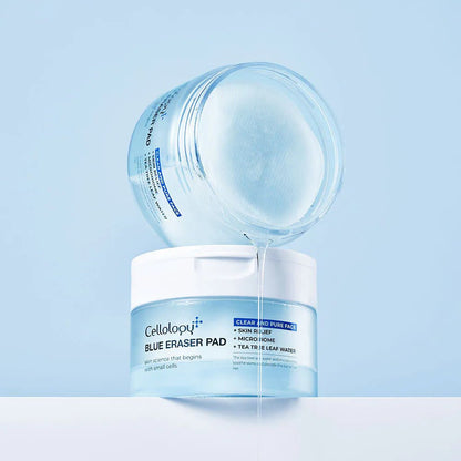Cellology BLUE ERASER茶樹鎮靜棉片(70片) - Beautitu.com