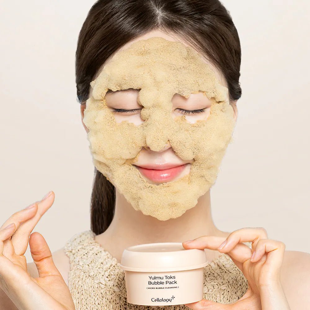 Cellology YULMU薏仁泡泡淨化潔面膜 100g - Beautitu.com