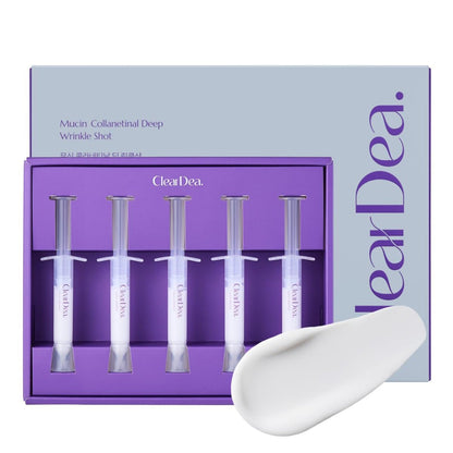 ClearDea 黏蛋白膠原視黃醛深層抗皺精華 4ml × 5 - Beautitu.com