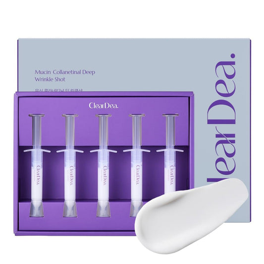 ClearDea 黏蛋白膠原視黃醛深層抗皺精華 4ml × 5 - Beautitu.com