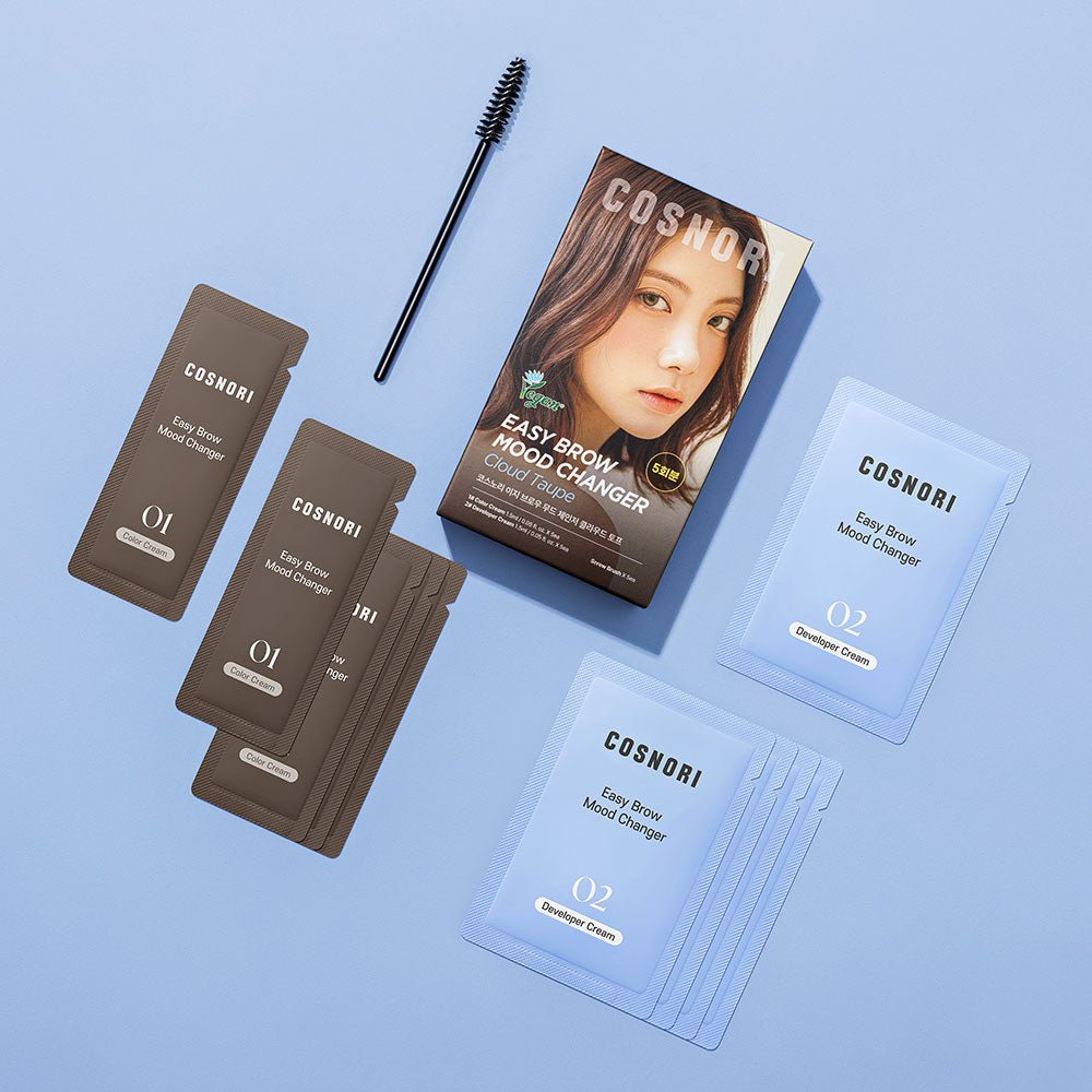 COSNORI 柔霧灰棕眉毛染色套裝 Cloud Taupe 棕灰 - Beautitu.com