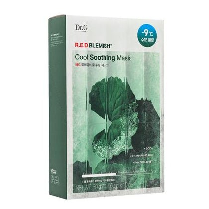 Dr.G R.E.D 淨修護冰感舒緩面膜 10片裝 - Beautitu.com