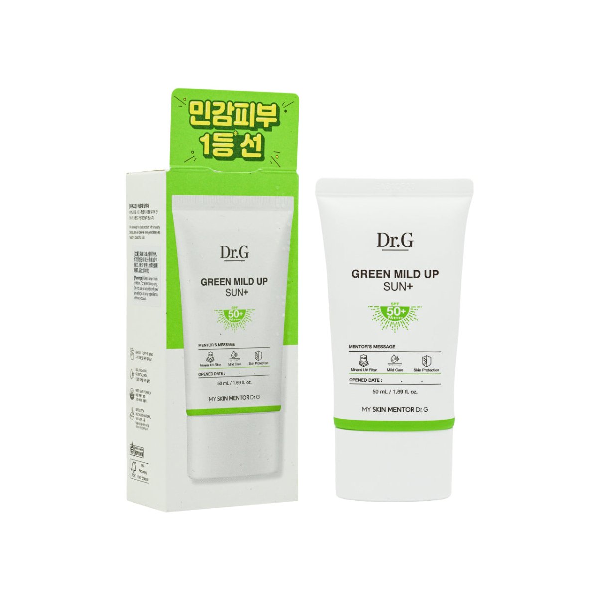Dr.G 升級版礦物高效防曬乳SPF50+PA++++ 50ml - Beautitu.com