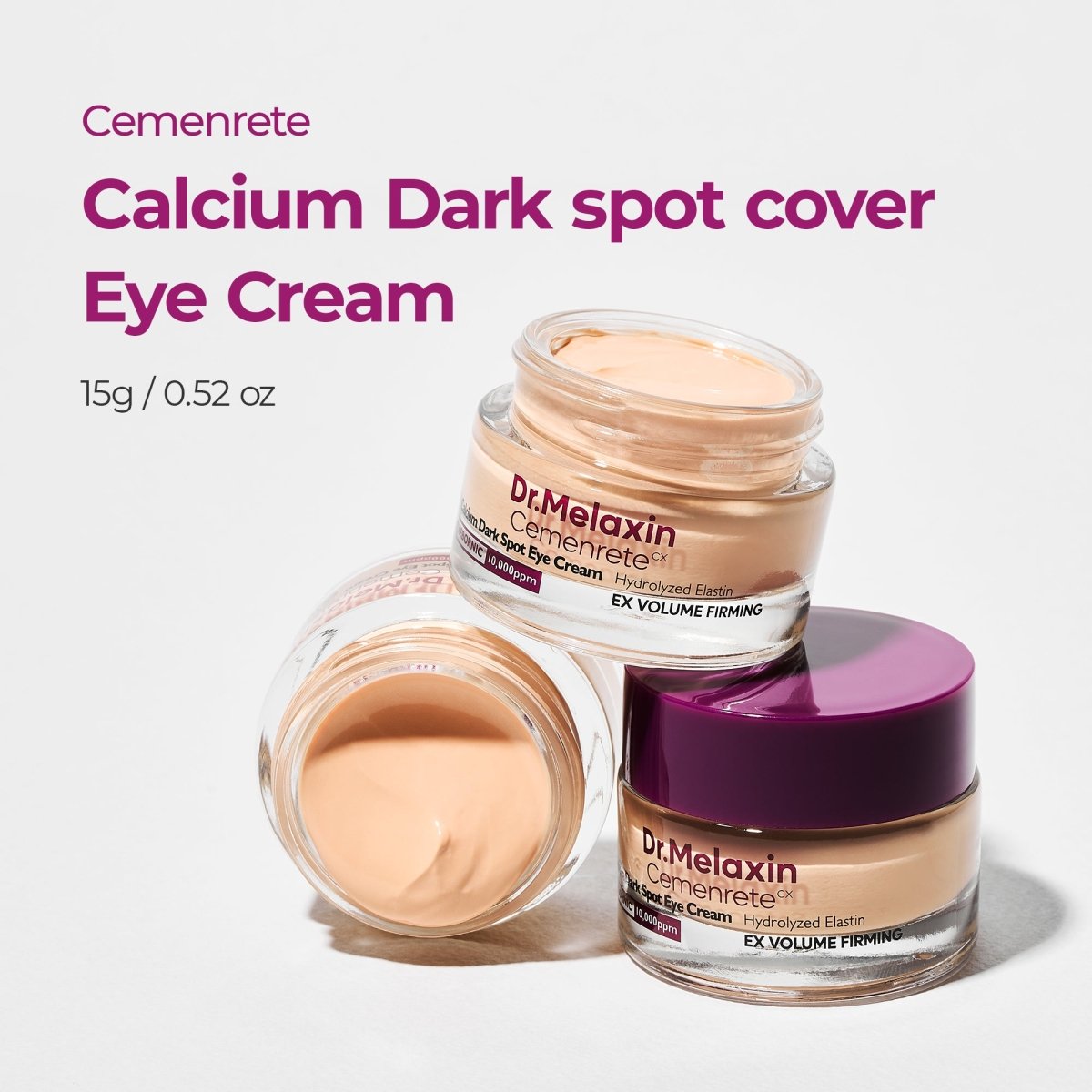 Dr.Melaxin Cemenrete 鈣因子微遮瑕修護眼霜 15g - Beautitu.com