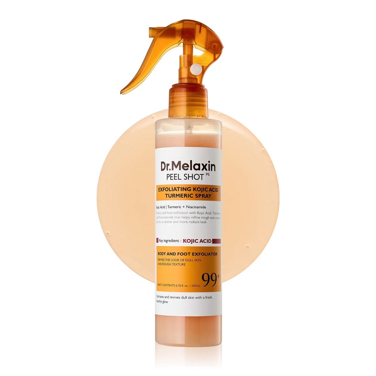 Dr.Melaxin Peel Shot 曲酸薑黃去角質柔膚身體噴霧 200ml - Beautitu.com