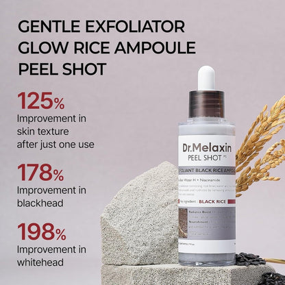 Dr.Melaxin Peel Shot 黑米去角質柔膚精華 80ml - Beautitu.com