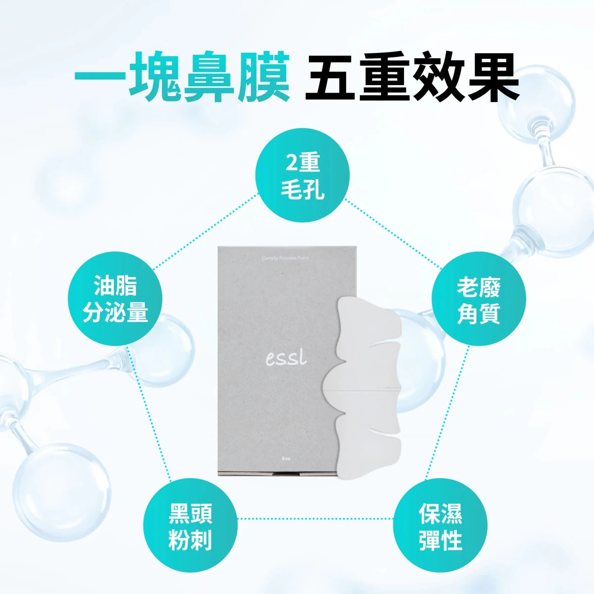 essl 積雪草控油緊緻鼻膜 8片 - Beautitu.com