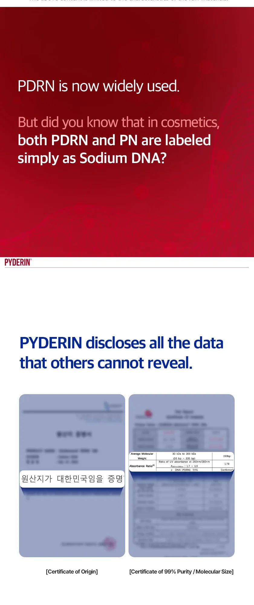 PYDERIN PDRN Lift Facial Mask detail 2
