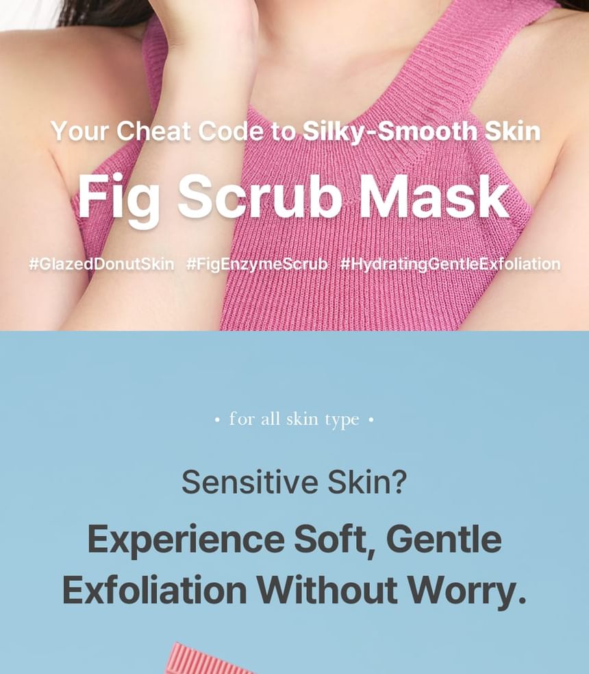 I'm From Fig Scrub Mask detail