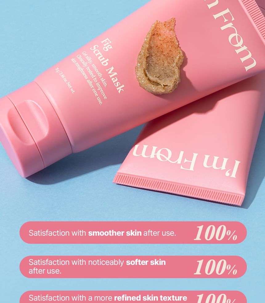 I'm From Fig Scrub Mask detail