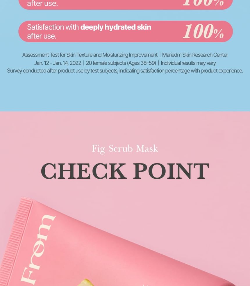 I'm From Fig Scrub Mask detail