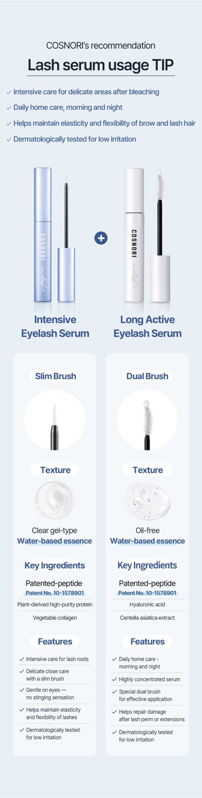 COSNORI Easy Brow Mood Changer Set detail