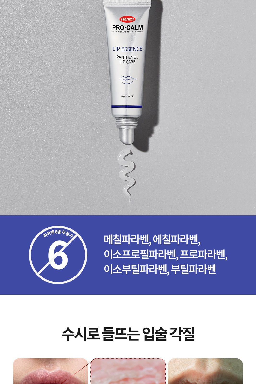 Hanmi Pro-Calm Panthenol Lip Essence 12g detail