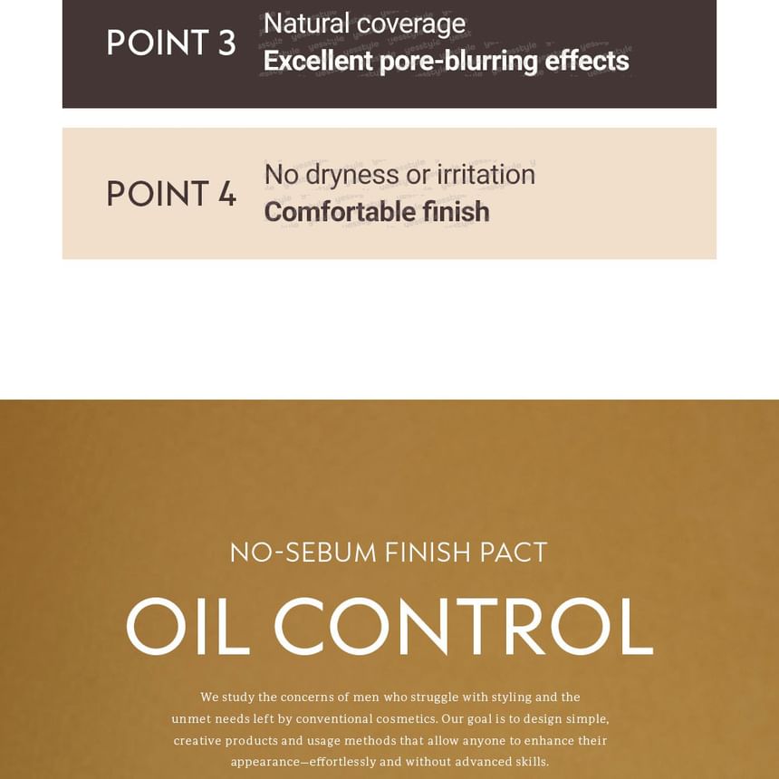 OBgE Oil Control Finisher Setting Powder detail