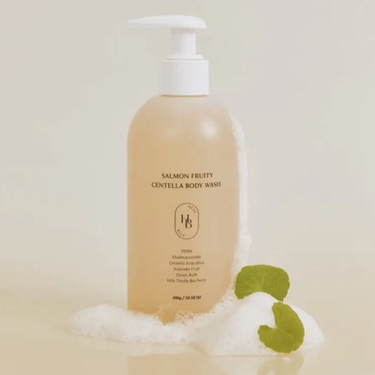 HEVEBLUE 三文魚子 PDRN 鮮果萃取積雪草水潤修護身體沐浴露 300ml - Beautitu.com