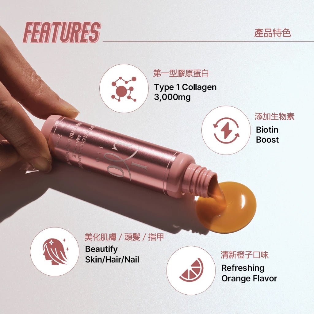 ILO Type1 膠原蛋白安瓶 28日份 - Beautitu.com