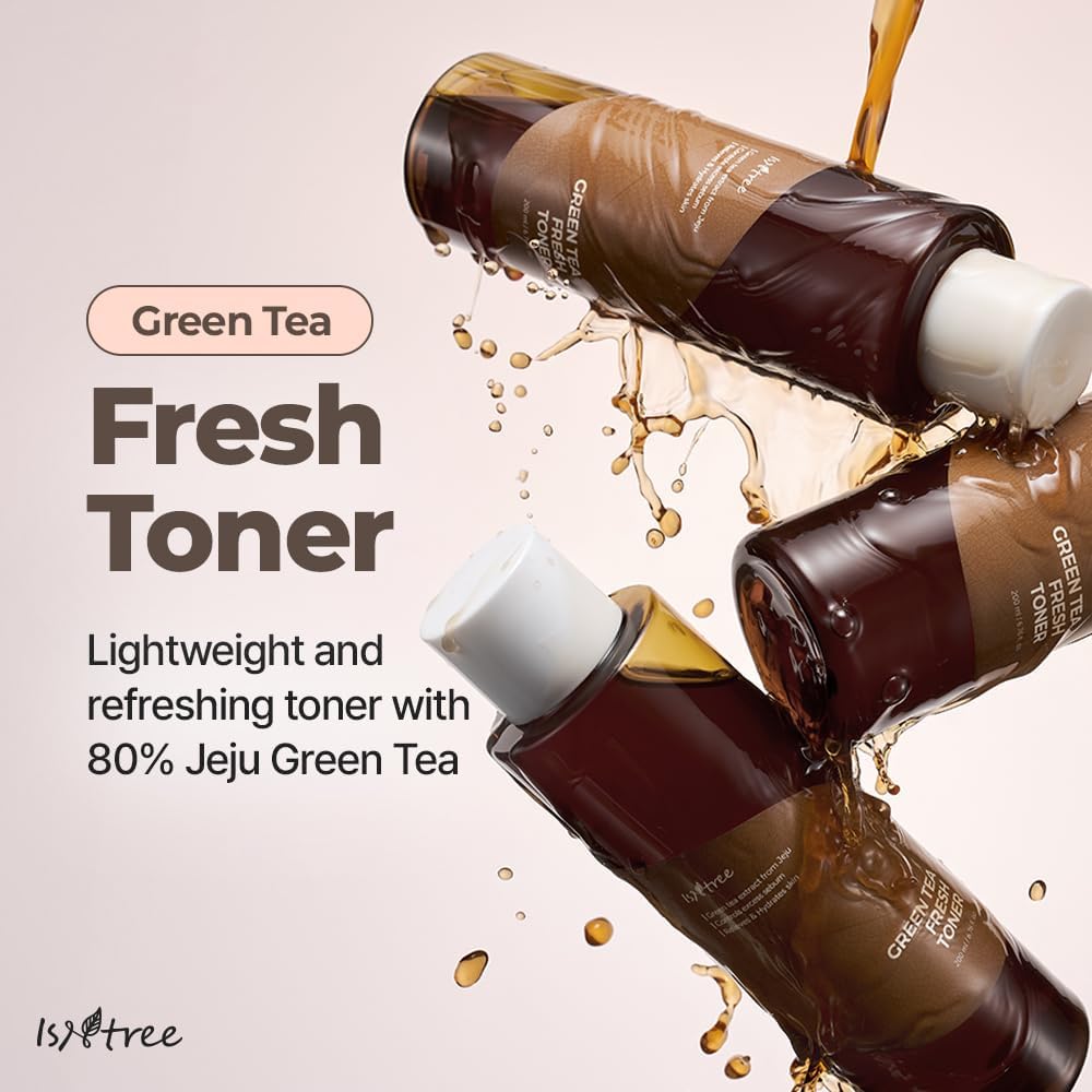 Isntree Green Tea Fresh Toner 綠茶清新爽膚水 200ml - Beautitu.com