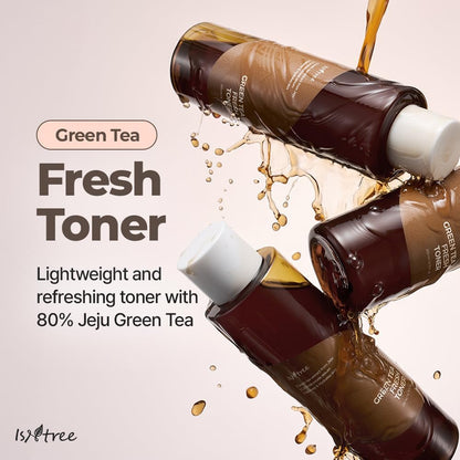 Isntree Green Tea Fresh Toner 綠茶清新爽膚水 200ml - Beautitu.com