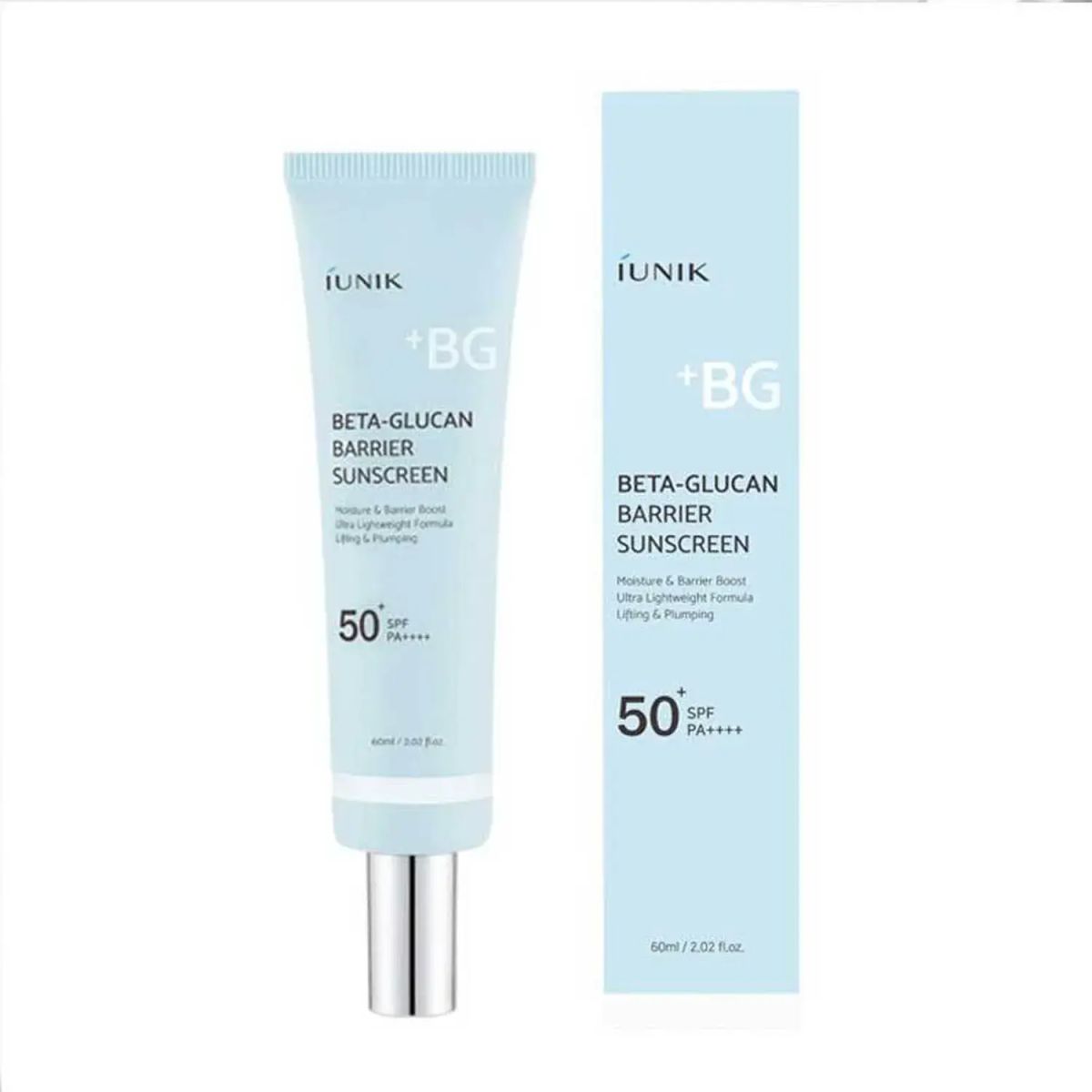 iUNIK β - 葡聚醣水屏障防曬霜 SPF 50+ PA++++ 60ml - Beautitu.com