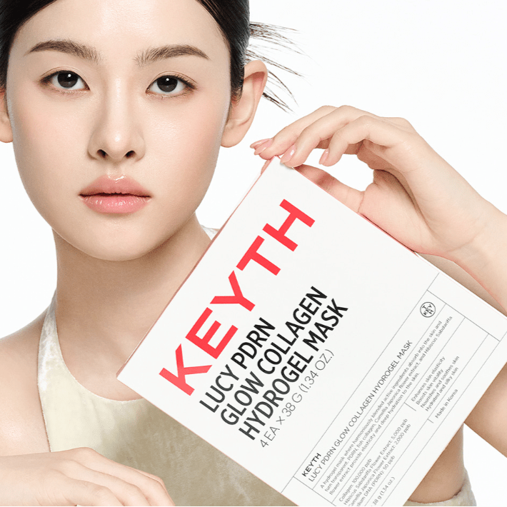 KEYTH LUCY PDRN 亮澤膠原蛋白水凝面膜 4片 - Beautitu.com