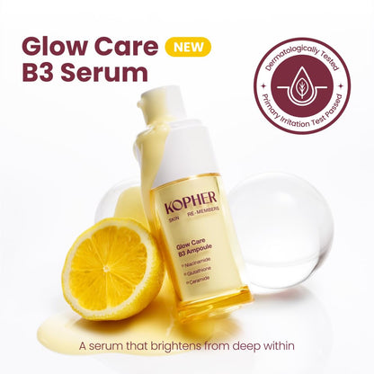 KOPHER Glow Care 4% 菸鹼醯胺 B3 提亮淡斑精華 30ml - Beautitu.com