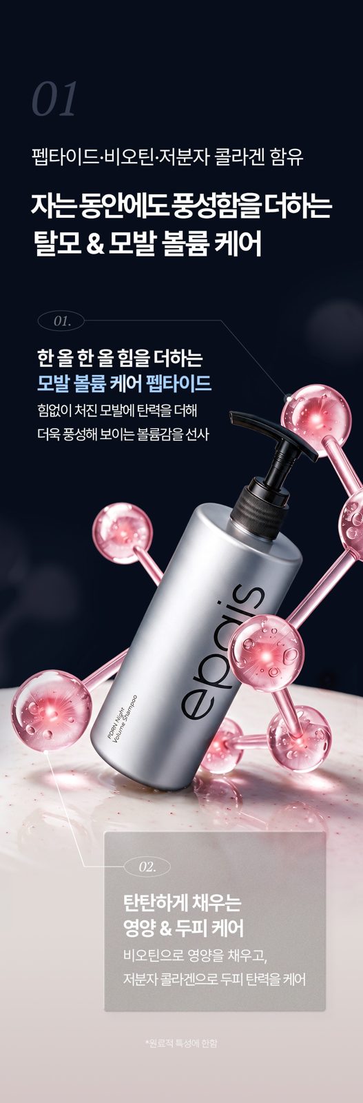 Epais PDRN Night Volume Shampoo 400ml