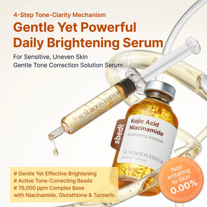 SUNGBOON EDITOR KOJIC ACID NIACINAMIDE 亮白精華 40ML