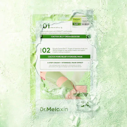Dr.Melaxin - Cactox Jelly Cream Booster & Pore Relief Hydrogel Mask Set 4EA