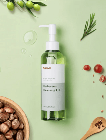 ma:nyo 草本綠茶卸妝油 潔面油 200ml - Beautitu.com