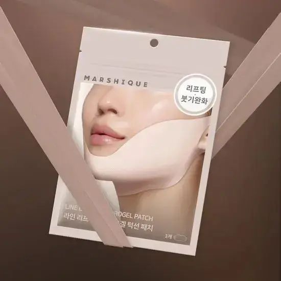 MARSHIQUE 下顎線提拉水凝膠貼 3片 - Beautitu.com