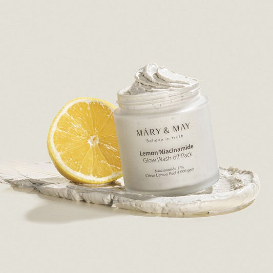 MARY & MAY - 檸檬煙酰胺深層清潔 亮白泥膜 125g - Beautitu.com