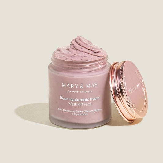 MARY & MAY - 大馬士革玫瑰玻尿酸抗氧補濕面膜 125g - Beautitu.com