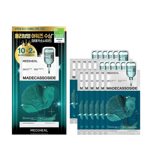 Mediheal 積雪草美白去印舒緩精華面膜 10+2 片裝 - Beautitu.com