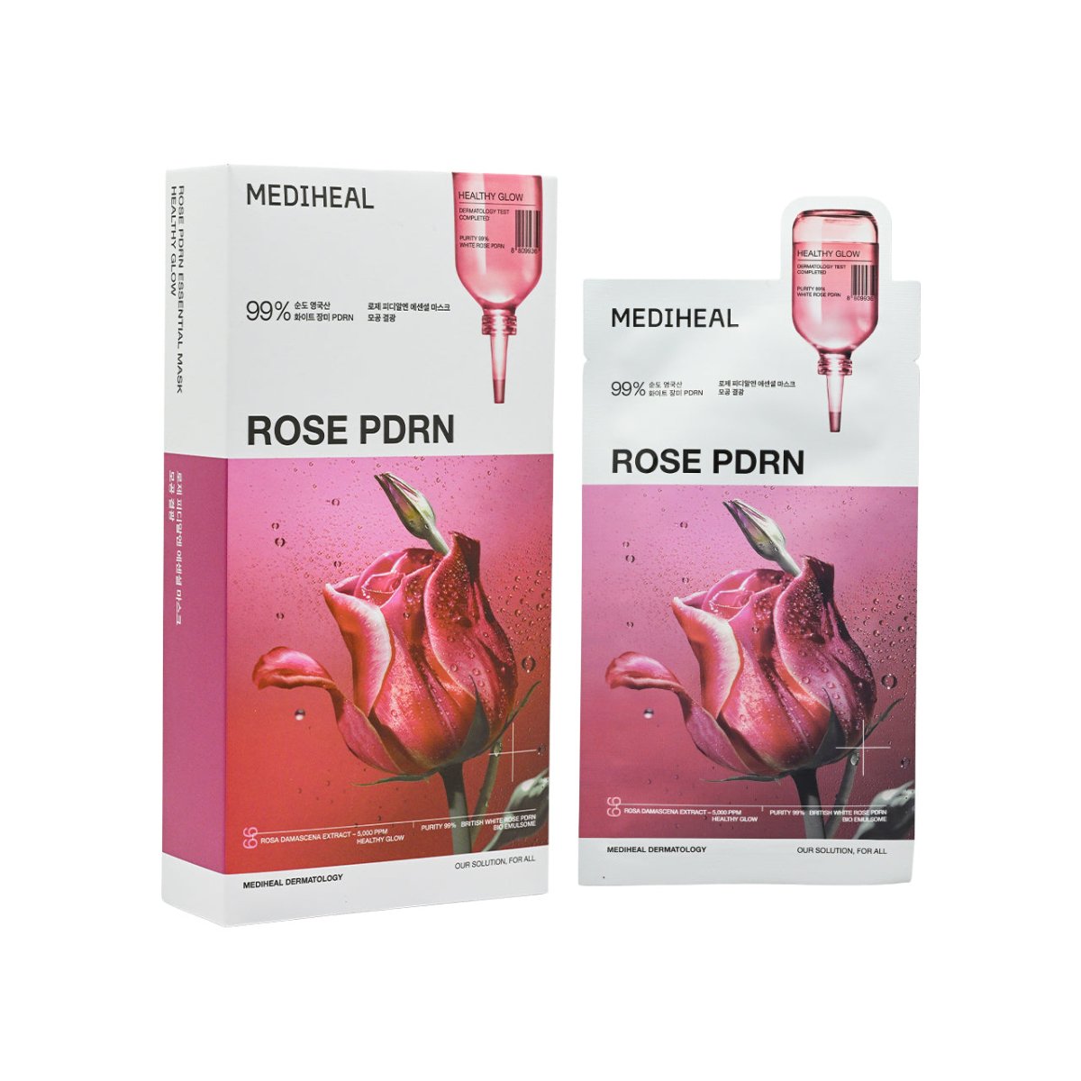 Mediheal 英國白玫瑰 PDRN 精華面膜精華面膜 10片裝 - Beautitu.com