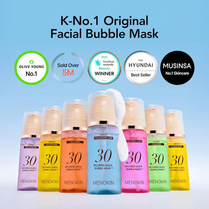 MENOKIN 30秒免洗泡泡煥活光采面膜 REVITAL 95ml - Beautitu.com
