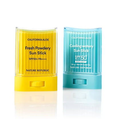 NATURE REPUBLIC 加州蘆薈清爽粉狀防曬棒 SPF 50+ PA++++ - Beautitu.com