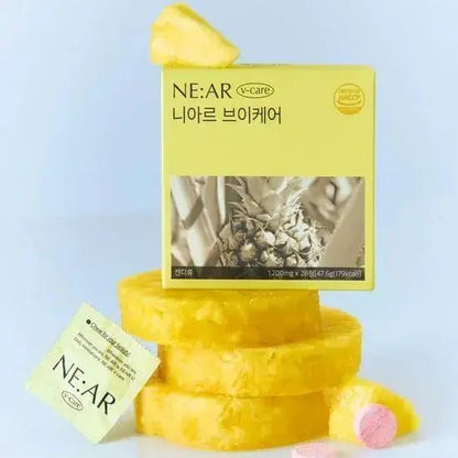 NE:AR V - Care去浮腫V臉糖(菠蘿味) 28粒 - Beautitu.com