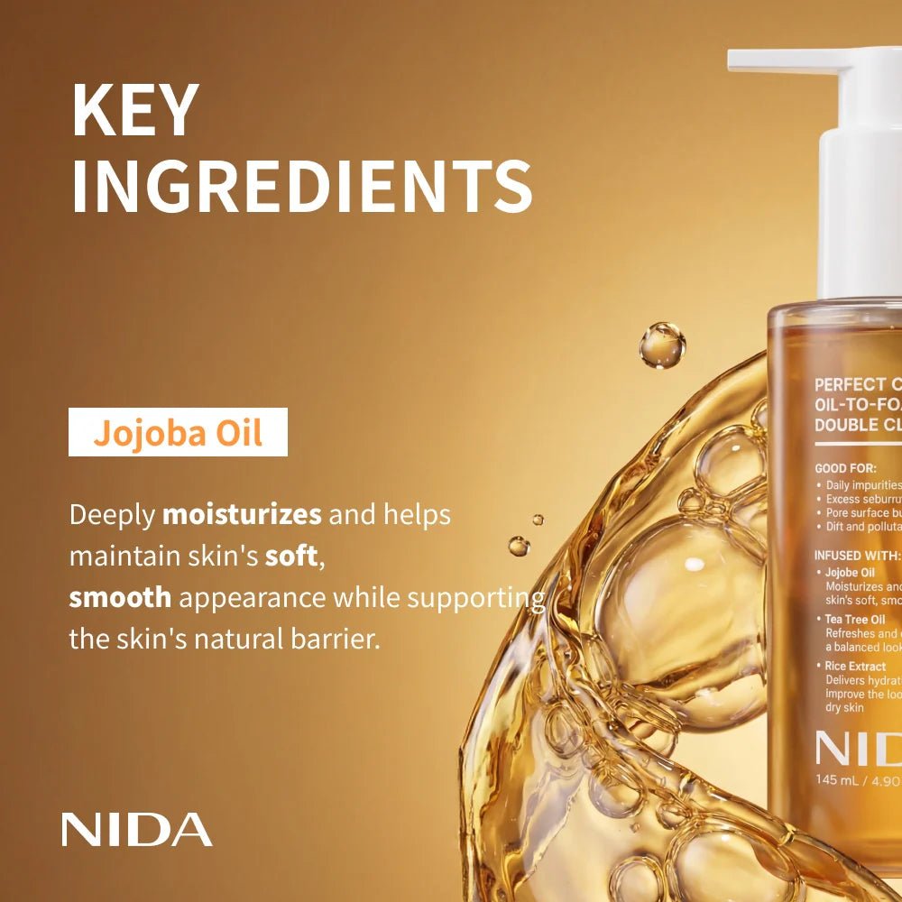 NIDA 完美卸妝潔膚油泡沫 145ml - Beautitu.com