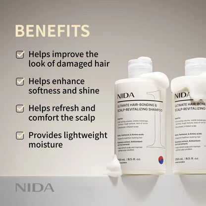 NIDA深層清潔雙效洗髮精 250ml - Beautitu.com