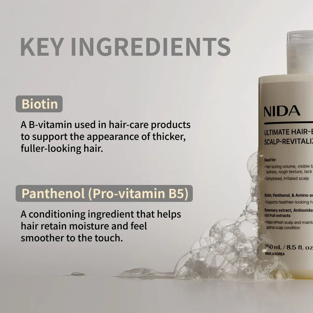 NIDA深層清潔雙效洗髮精 250ml - Beautitu.com