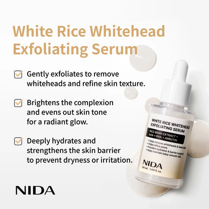 NIDA 白米白頭去角質精華液50ml - Beautitu.com