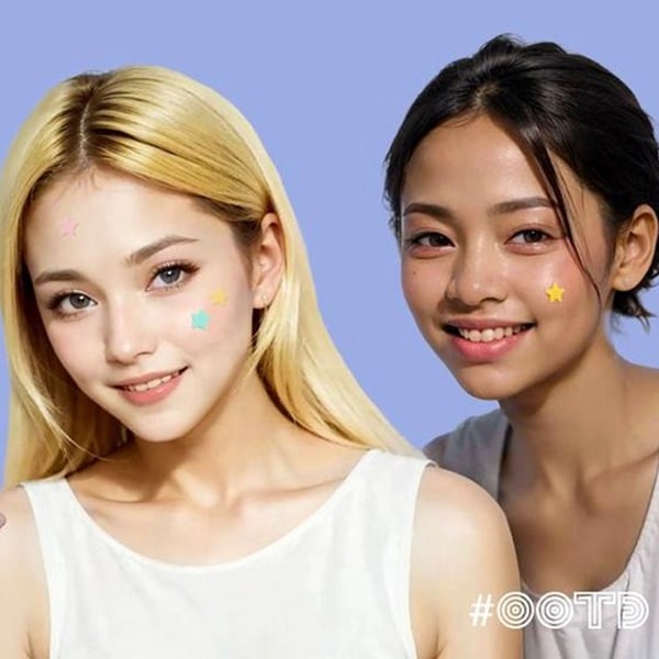 OOTD Star Spot Patch 80片星形痘痘貼暗瘡貼 - Beautitu.com