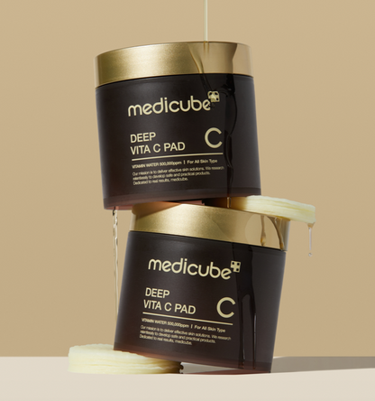 medicube | [高效美白] DEEP維C亮白爽膚棉 70片 - Beautitu.com