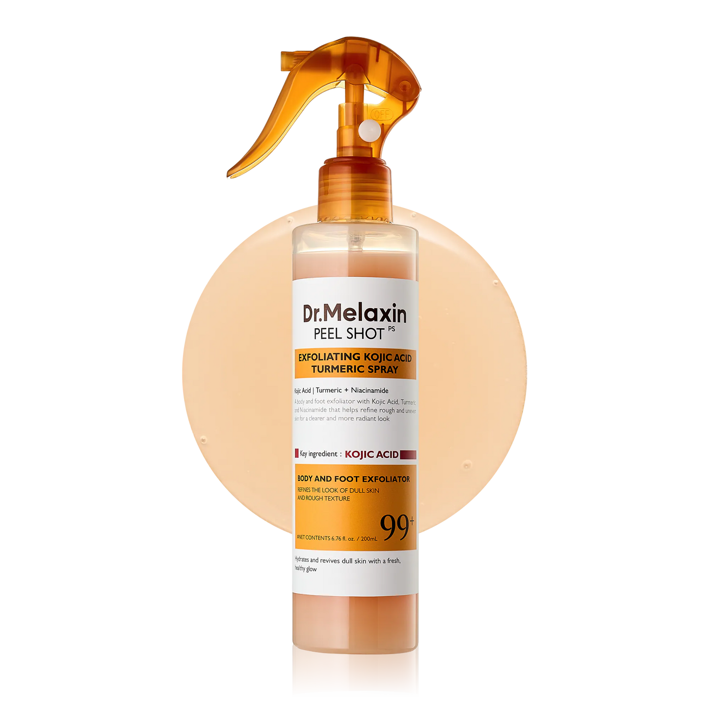 Dr.Melaxin Peel Shot Exfoliating Kojic Acid Turmeric Spray 200ml