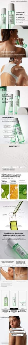 H01849 EN official detail — Parnell Cicamanu pH Balanced Body Mist