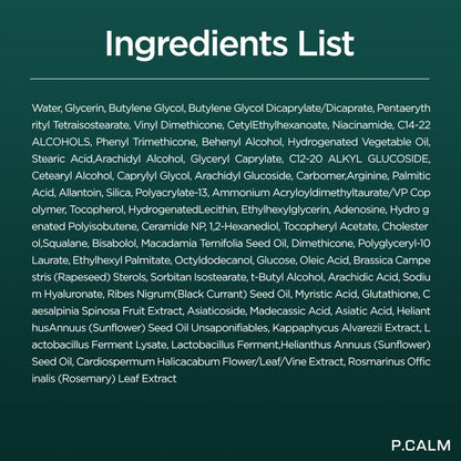 P.CALM Cato Cream 積雪草乳酸桿菌深層保濕舒緩霜 80ml - Beautitu.com
